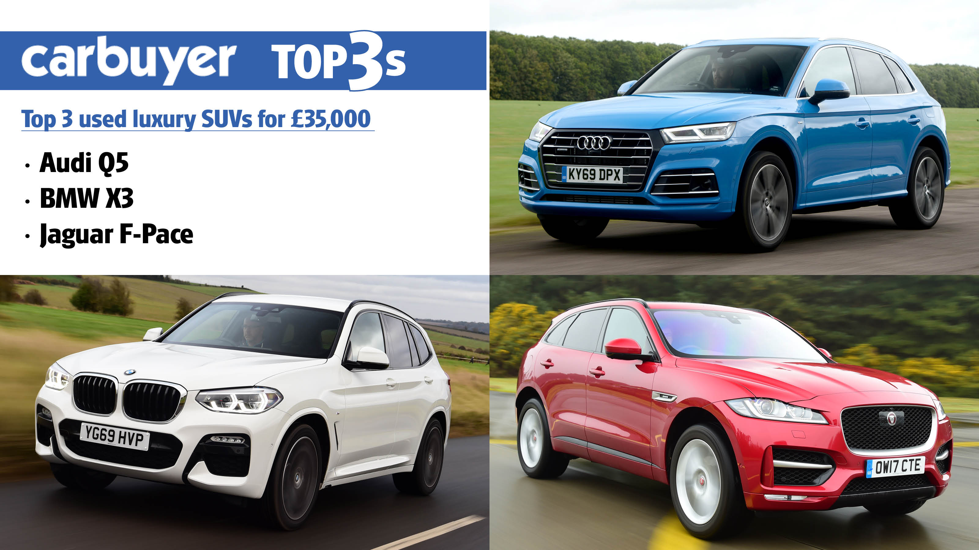 Top 3 used luxury SUVs for £35,000 | Carbuyer